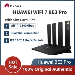 Routers Originele Huawei BE3 Pro Wireless Router WiFi 7 3600Mbps Network Signal Repeater Repeater Quad Core 2.4GHz 5GHz Gigabit Wifi -versterker