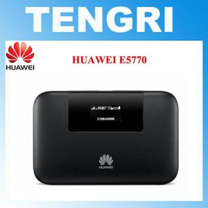 Routeurs Original Déverrouillé Huawei E5770 E5770S320 150 Mbps 4G Mobile WiFi Pro Router avec port RJ45 + 5200mAh Banque d'alimentation mobile Hotspot mobile