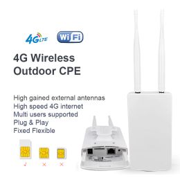 Routers Outdoor Waterdicht SMA -interface Antenne Wireless Router Computer Networking Sim Card Router Modem 4G WiFi Hotspot voor IP -camera
