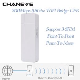 Routers Bridge WiFi extérieur 5 GHz 1 5 km à longue distance CPE sans fil 2 4G 5 8G 300Mbps 900Mbps 1200 Mbps AP Point à Gigabit Port 230325