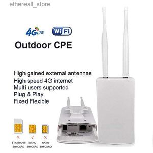 Routeurs extérieur étanche 300Mbps Smart 4G routeur maison Hotspot RJ45 WAN LAN WIFI couverture Modem antenne externe CPE Q231114