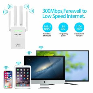 Routers Pixlink 300 Mbps Wireless Wifi Router Repeater Network 802.11b/G/N RJ45 2 Poorten Wifi Booster Extender Wilrelessn WR09