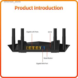 Routeurs PIXLINK AC22 1200Mbps routeur Gigabit sans fil amplificateur de Signal sans fil-AC double bande 5G technologie intelligente 4 Ports Gigabit Q231114