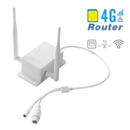 Routers Portable 4G CPE 4G Router SIM Carte WiFi Modem Hotspot TDD FDD LTE ROUTER WIFI WAN / LAN PORT RJ45 Double antenne externe Router 3G