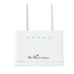 Routeurs R311pro Wireless 4G / 5G WiFi 300 Mbps Router sans fil SIM Card Eu Plux