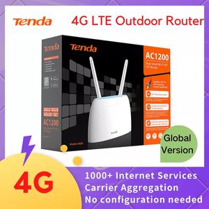 Routers Tenda 4G WiFi Router LTE Cat4 3G / 4G SIM Card Slot 150 Mbps Dualband 1200 Mbps