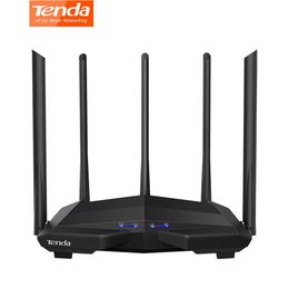 Routeurs Tenda AC11 AC1200 Router WiFi sans fil avec 2,4 g / 5 g de gain de haut gain de haut gain Ré répéteur à double bande Contrôle de l'application