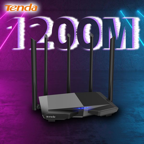 Router Tenda AC1200 DualBand 24G 5G Router Wireless Ripetitore Wifi Copertura più ampia AC7 Extender Access Point Sinyal 230808