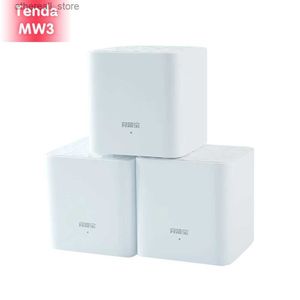 Routers Tenda MW3 Wireles Nova Mesh WiFi-systeem Tot 3500 m². Routerextender voor hele huisdekking AC1200 APP voor ouderlijk toezicht Q231114