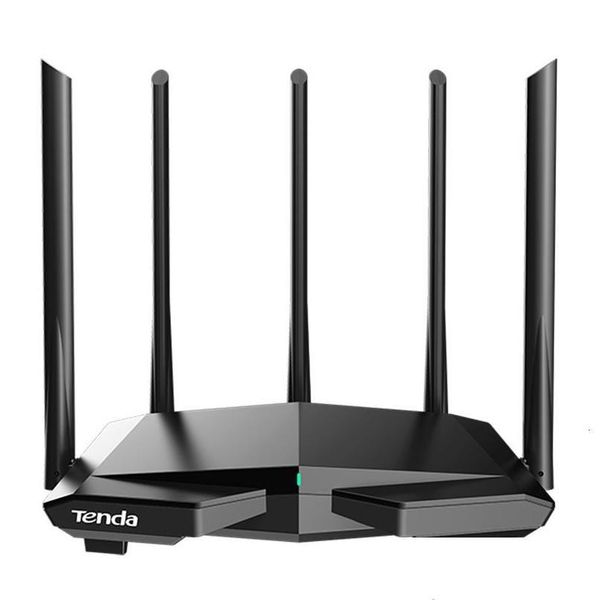 Router Tenda Smart Wifi 6 Router Ax1500 802.11Ax Wi-Fi6 Pro Dual Band Ax Ofdma Mu-Mimo Kindersicherung 5X6Dbi High-Gain-Antennen Dr. Dholx