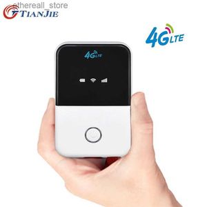 Routers TIANJIE 150 Mbps 3G/4G LTE wifi router CAT4 pocket Breedband hotspot Draadloze wifi router modem met sim-kaartsleuf Q231114