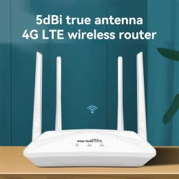 Routers Tianjie Wifi Router con tarjeta SIM 4G Módem Cambio IMEI 300Mbps RJ45 4G Módems Universal 3G/4G Routers LTE WiFi cualquier ranura de chip