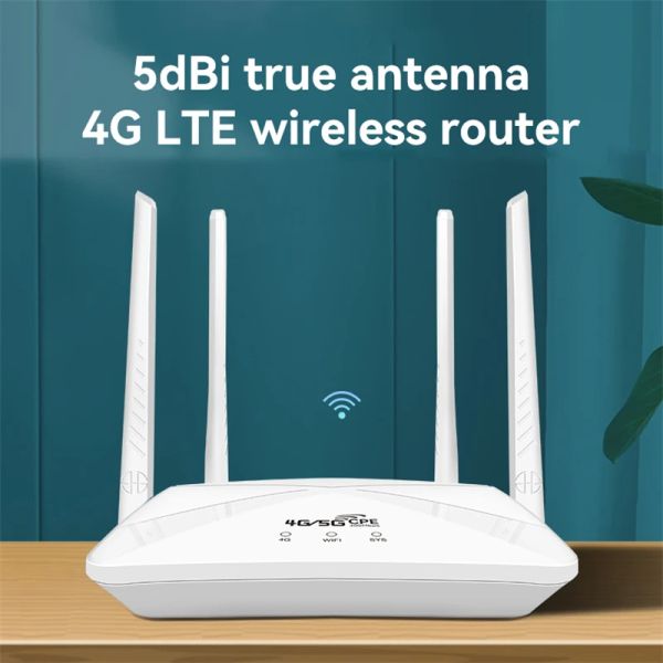 Routeurs Tianjie WiFi Router avec carte SIM 4G Modifier le modem IMEI 300MBP