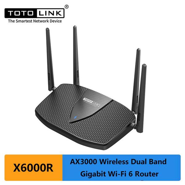 Routeurs totolink ax3000 routeur x6000r wifi gigabit wifi6 2,4 ghz band 5G bandband signal sans fil antenne gain élevé