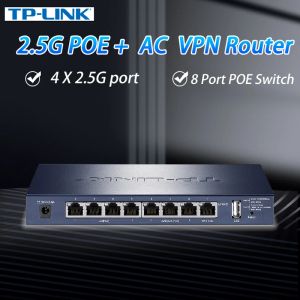Routeurs TPLINK 2,5G POE Switch AP Contrôleur 2500MBPSAC Router VPN intégré Poe Whyhouse WiFi Mesh Networking