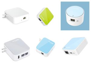 Routers Tplink Router Repetidor Wifi Mini Router WR700N/WR702N/WR706N/WR710N/WR800N/WR802N Puente de cliente AP inalámbrico portátil RJ45 USB