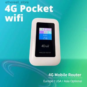 Routeurs débloqués 4G Pocket WiFi 150Mbps Carte SIM Routeur mobile sans fil Hotspot L100-2 Q231114