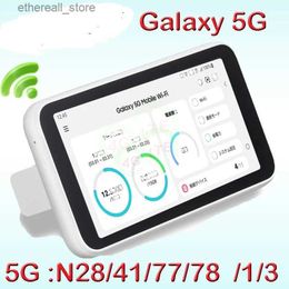 Enrutadores desbloqueados Galaxy 5G Mobile Wi-Fi SCR01 Sim Router portátil Wifi 4g 5g wifi bolsillo mifi Hotspot Pocket WiFi inalámbrico Q231114