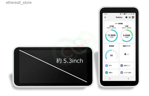 Enrutadores desbloqueados Galaxy 5G Mobile Wi-Fi SCR01 Sim Enrutador inalámbrico portátil Wifi 4g 5g wifi bolsillo mifi Hotspot Pocket Q231115