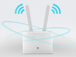Routers ontgrendelde Huawei B310 B310S518 150Mbps 4G LTE CPE WiFi Router Modem met 2PCS antennes