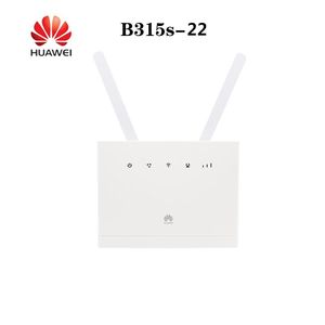 Routers Router WiFi déverrouillé Huawei B315S22 CPE 150 Mbps 4G LTE FDD Gateway sans fil avec antenne 2PCS