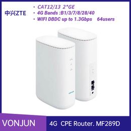 Routers ontgrendelde ZTE CPE Router MF289D LTE CAT12/13 WiFi 6 tot 64 gebruikers Optus Hotspot