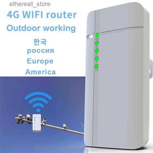 Routeurs étanche extérieur 4G CPE 4G routeur LTE WiFi routeur 4G carte SIM Hotspot pour caméra IP couverture WiFi extérieure Q231114