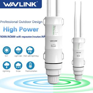 Routeurs wavlink AC600 / AC300 à l'épreuve des intempéries RJ45 WiFi sans fil extérieur AP / répéteur / routeur Extender 5G 2.4G Bridge Wi fi signalation Booster Poe