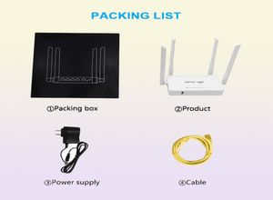 Routers WE1626 Lange afstand Indoor Wireless Network 12V 1A Plug USB -poort en externe antennes MT7620N OpenVPN 300 Mbps WiFi 2211033784825