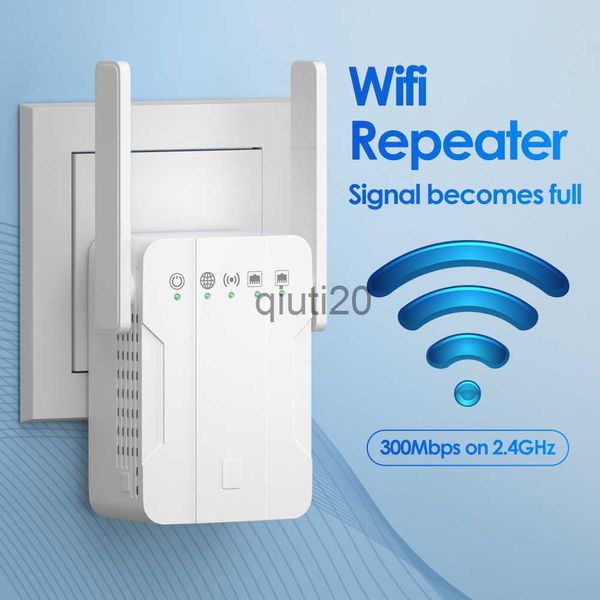 Enrutadores Repetidor Wifi 300Mbps Extensor de alcance inalámbrico Wifi 2.4G Amplificador de señal de red Booster Punto de acceso Wi-Fi Modo AP de largo alcance x0725