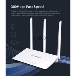 Routers Wifi Router Hoge snelheid 300Mbps Thuisgebruik Rj45 Wan/Lan-poorten 3Xexterne antenne Mt7628Kn 2.4G Draadloos netwerktoegangspunt Drop Dhuq4
