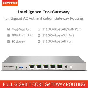 Routeurs sans fil complet gigabit AC Core Gateway Routing de routage LAN / WAN PORT WiFi Gigabit AC Router Balance de charge Router Gateway Interface 200 utilisateur