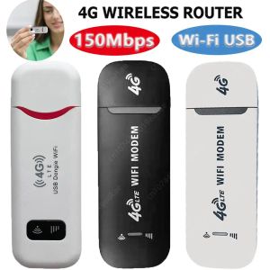 Routers Wireless LTE WiFi Router 4G Sim Card USB 150 Mbps USB Modem Pocket Hotspot Dongle Mobile Breedband Wireless WiFi -adapter voor Home