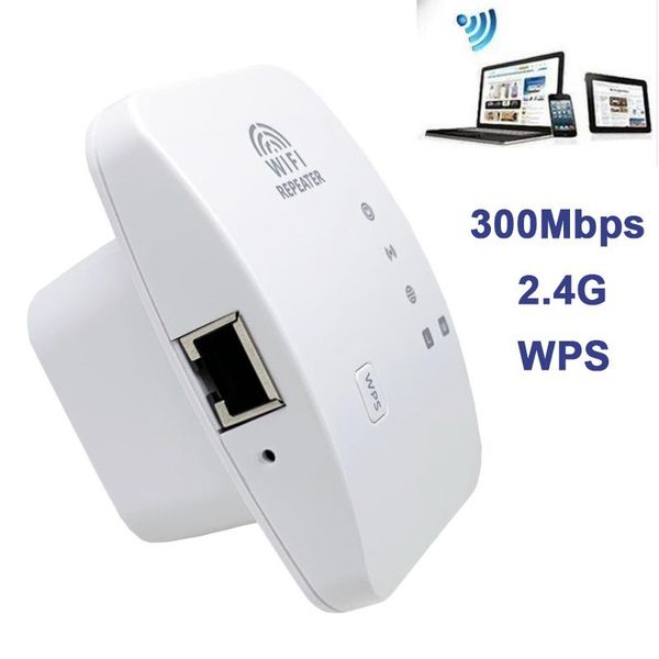 Routers Wiless WiFi Range Extender Wi Fi Adaptateur 300 Mbps Router Wi Fi Booster Point d'accès au répéteur WiFi à longue portée