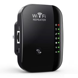 Routers Draadloze Wifi Repeater Range Extender Router Wi-Fi Signaalversterker 300 Mbps Wi-Fi Booster 2.4G Traboost Access Point Drop Deli Dhue2