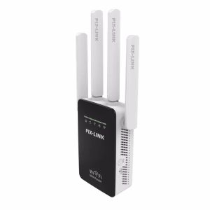 Routers WR09 Wireless Wifi Repeater 300 Mbps Universal Long Range Router met 4 antennes AP/Router/Repeater 3in1 -modus