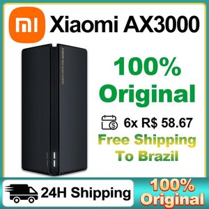 Routers Xiaomi MI AX3000 Enrutador inalámbrico Dual Frecuencia 3000 Mbps Wifi 6 Nord VPN Mesh Router 5G 256MB Gigabit Repetidor de repetición Booster