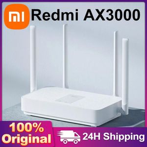 Routers Xiaomi Redmi AX3000 Router Gigabit Amplificateur WiFi 6 Repréatrice de signal de signal Extension Nord VPN Mesh System 5 GHz pour le bureau à domicile