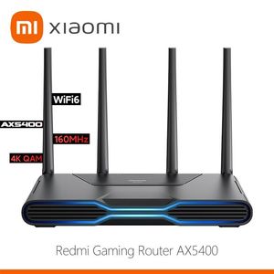 Routeurs Xiaomi Redmi Gaming Wiless WiFi Router AX5400 WiFi6 Version améliorée 160MHz 4K QAM IPQ5018 CPU 512MB RAM 2,4 GHz 5.0GHz