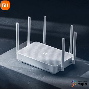 Routeurs Xiaomi Redmi Router AX5400 WiFi6 Système de maillage édition amélioré 160 MHz 512M Mémoire 5400 Mbps MAX Wireless Speed Work for Mihome App