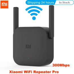 Routers Xiaomi Repetidor Long WiFi Repeater 2 Pro Router Amplificateur Adaptateur de 300 Mbps Expanneur de réseau Power Roteador 2 Antenne Home