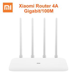 Routers Xiaomi Router 4A Gigabit Edition 1000m 100m 5GHz 2,4 GHz WiFi Rom 16MB DDR3 64MB 128MB Hoge versterking 4 Antennes Remote Mi App Control