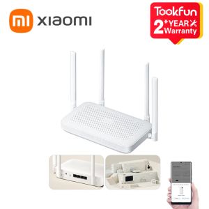 Routeurs Xiaomi Router AX1500 WiFi 6 Gigabit Ethernet Port IPTV Mesh 2,4 / 5 GHz Amplificateur de signal MI Contrôles parentaux VPN OFDMA 128 Mo