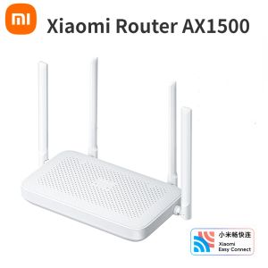 Routers Xiaomi Router AX1500 Wifi Router Mesh Systeem WiFi 6 2.4G5G Dual Band Gigabit Ethernet-poort MiWifi Werkt met Mi Home App