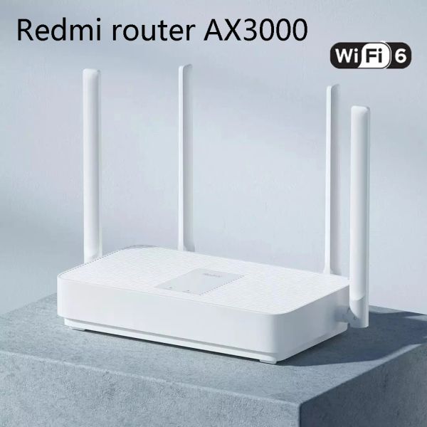 Routeurs Xiaomi WiFi Router Redmi AX3000 Router WiFi6 160 MHz Bande passante élevée OFDMA Transmission efficace
