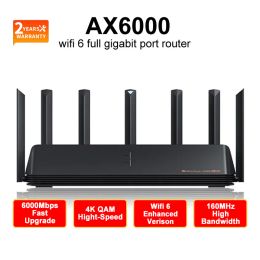 Routeurs Xiaomicompatible AX6000 routeur 6000Mbs WiFi6 5G 512MB Qualcomm CPU répéteur de maille amplificateur de réseau de signal externe maison intelligente