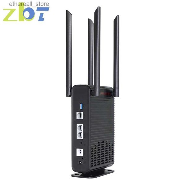 Routeurs ZBT WIFI6 routeur 1800Mbps USB3.0 Openwrt Firmware DDR3 256 mo Flash 16 mo 3 * Gigabit LAN WAN 802.11ax Wifi 6 Point d'accès Hotspot Q231114