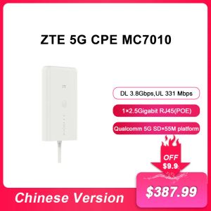 Routeurs ZTE Router Outdoor MC7010 WiFi Router Repeater Mesh WiFi Extender 5G Sub6 + 4G SDX55M Platform N1 / 3/7/8/28/38/41/77/78/79