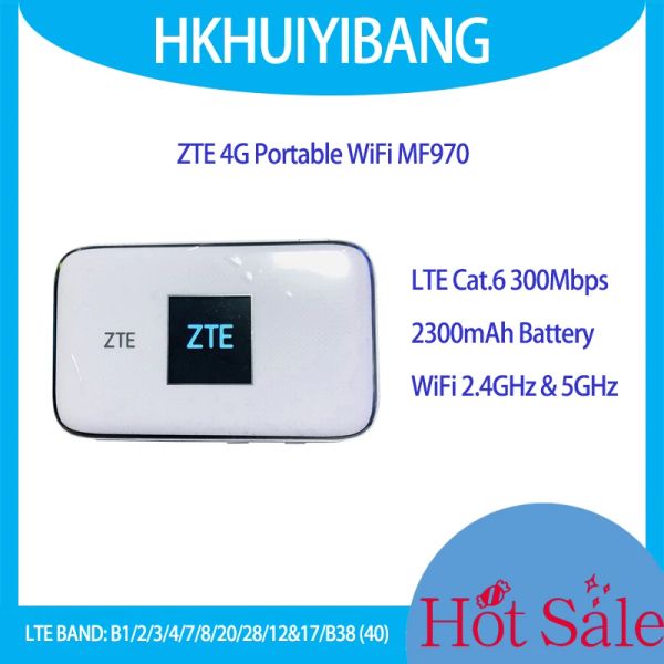 Routeurs ZTE UFI MF970 LTE Cat6 Mobile WiFi Hotspot Dual Band 4G SIM Carte Wireless Pocket Router