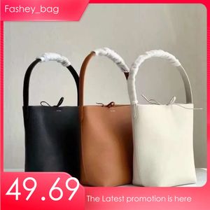 Row The Tote Taille 2 Pour Femme S Sac À Main Designer Épaule Seau Femmes Sacs En Cuir Véritable Pochette Bandoulière Embrayage Moyen Grand Sac Cordon De Serrage